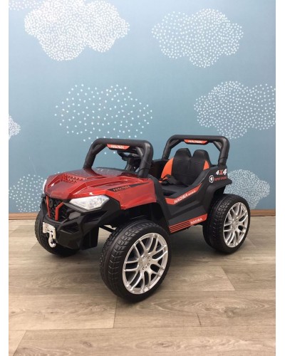Uşaq elektrik avtomobili 582, qara/qırmızı