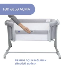 Колыбель Chicco Next2Me Magic Evo Серая Колыбель Chicco Next2Me Magic Evo Серая