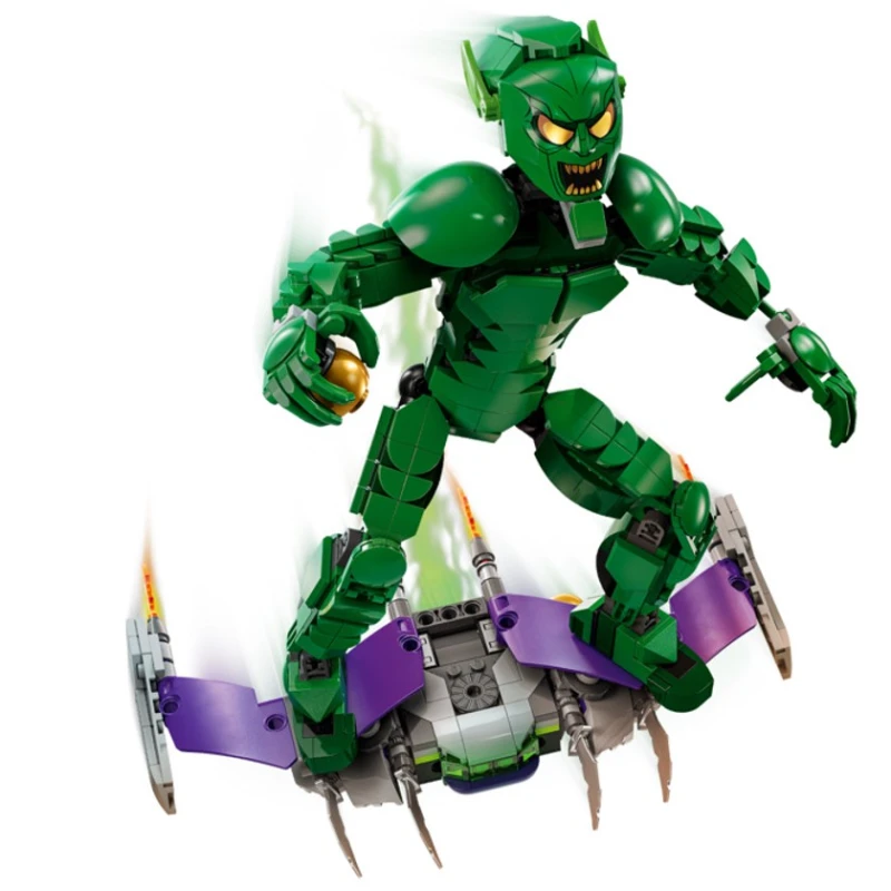 Конструктор LEGO Marvel 76284 Green Goblin Construction Figure Set, 471 элемент, 8+ лет