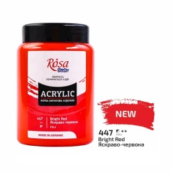 Akril boya Rosa Studio 447 Bright Red, 400 ml