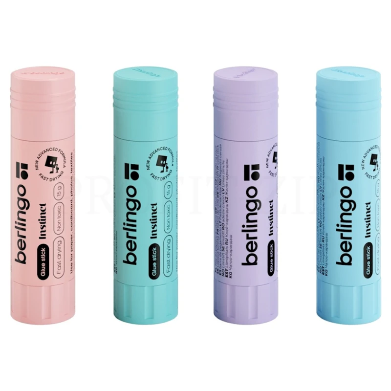 Клей канцелярский карандаш Berlingo Instinct, 15 г