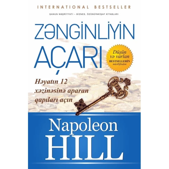 Книга Zənginliyin Açarı, автор Napoleon Hill Книга Zənginliyin Açarı, автор Napoleon Hill