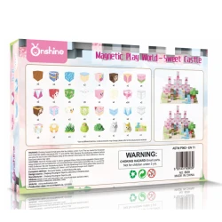 Магнитный конструктор Onshine Sweet Castle, 101 деталей gintoys_magnetisweet_26