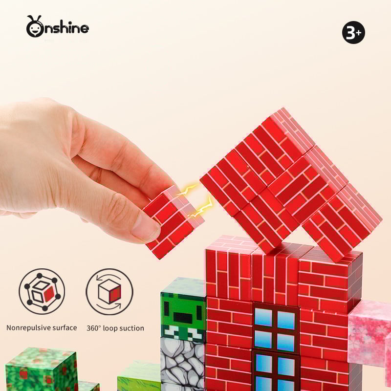 Магнитный конструктор Onshine Sweet Castle, 101 деталей gintoys_magnetisweet_26