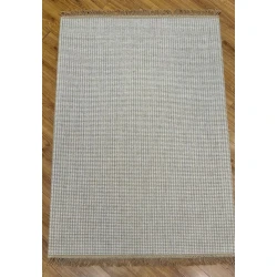Ковер Natural halı Brooklyn BRK01CR, 135х200 см, полиэстер, серый