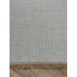 Ковер Natural halı Brooklyn BRK01CR, 135х200 см, полиэстер, серый