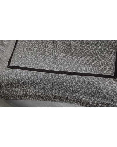 Yataq dəsti Yataş CharMe Pietro, yorğan üzü 200x220 sm, mələfə 240х260 sm, yastıq üzü 50x70 sm (4 əd), ikinəfərlik, pambıq/poliester, qara