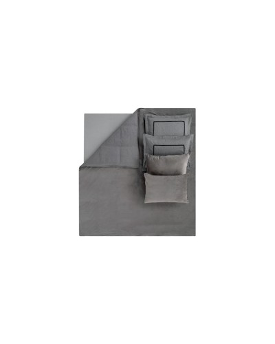 Yataq dəsti Yataş CharMe Pietro, yorğan üzü 200x220 sm, mələfə 240х260 sm, yastıq üzü 50x70 sm (4 əd), ikinəfərlik, pambıq/poliester, qara