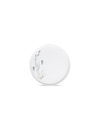 Süfrə qab-qacaq dəsti Leggno Botanical Levander, 55 parça, 12 nəfərlik, ağ