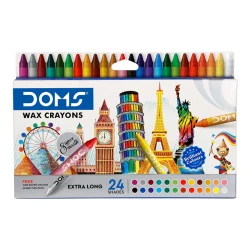 Набор пастели DOMS Wax Crayons 3450, 24 цвета