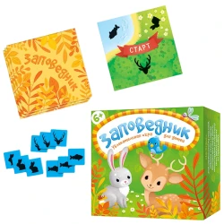 Настольная игра Геодом Заповедник, 6+ лет Настольная игра Геодом Заповедник, 6+ лет