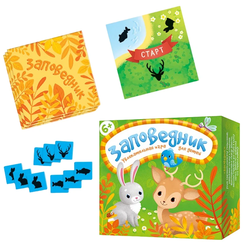 Настольная игра Геодом Заповедник, 6+ лет