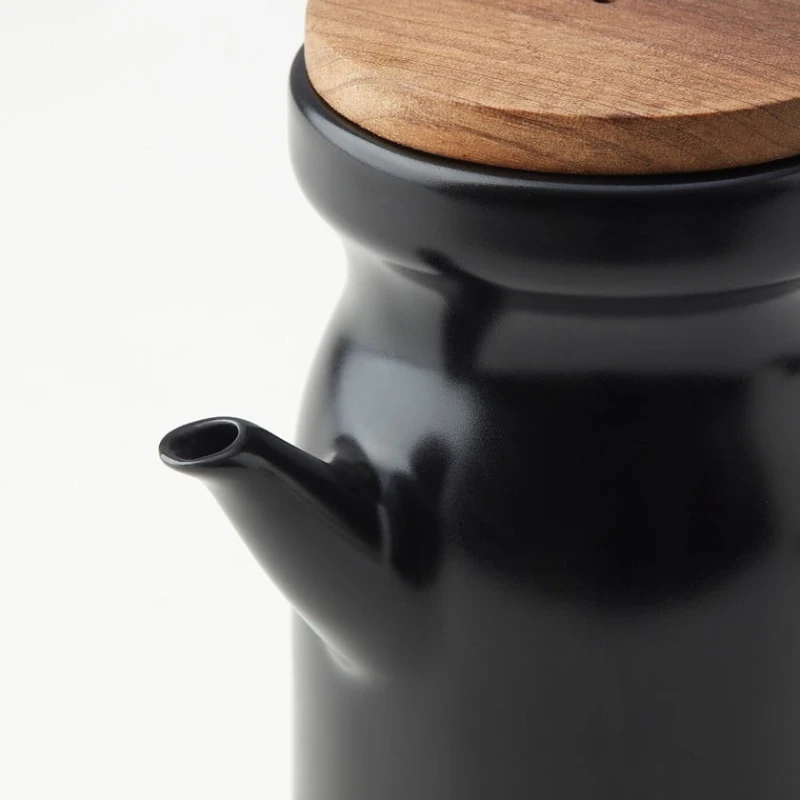 Набор емкостей для специй IKEA Huldhet, керамика, черный, 3 шт Набор емкостей для специй IKEA Huldhet, керамика, черный, 3 шт