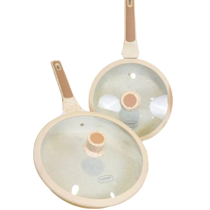 Tava Altunsaray, qranit, krem, 28 sm