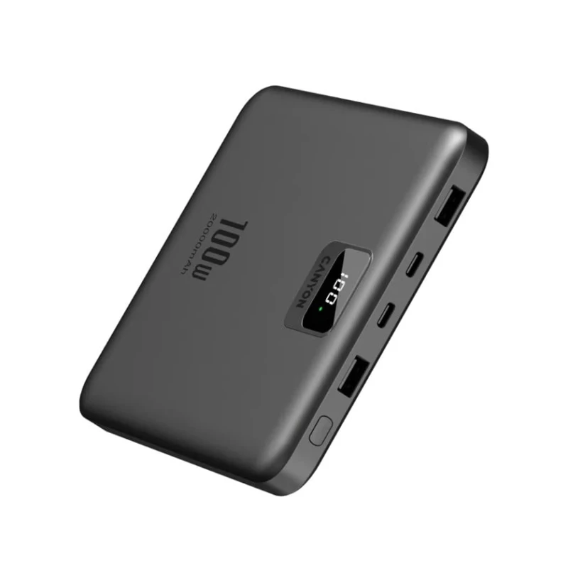 Внешний аккумулятор Canyon PB-2008 20000mAh PD100W Dark Grey (CNE-CPB2008DG) Внешний аккумулятор Canyon PB-2008 20000mAh PD100W Dark Grey (CNE-CPB2008DG)