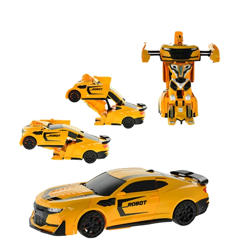 Uzaqdan idarəetmə oyuncaq maşın-trasnformer 807B-2A, sarı