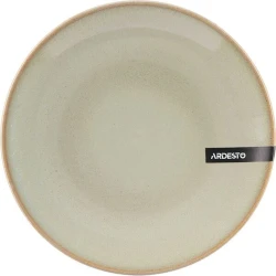 Тарелка Ardesto Lecco AR2919LRG, керамика, серая, 19.5 см Тарелка Ardesto Lecco AR2919LRG, керамика, серая, 19.5 см