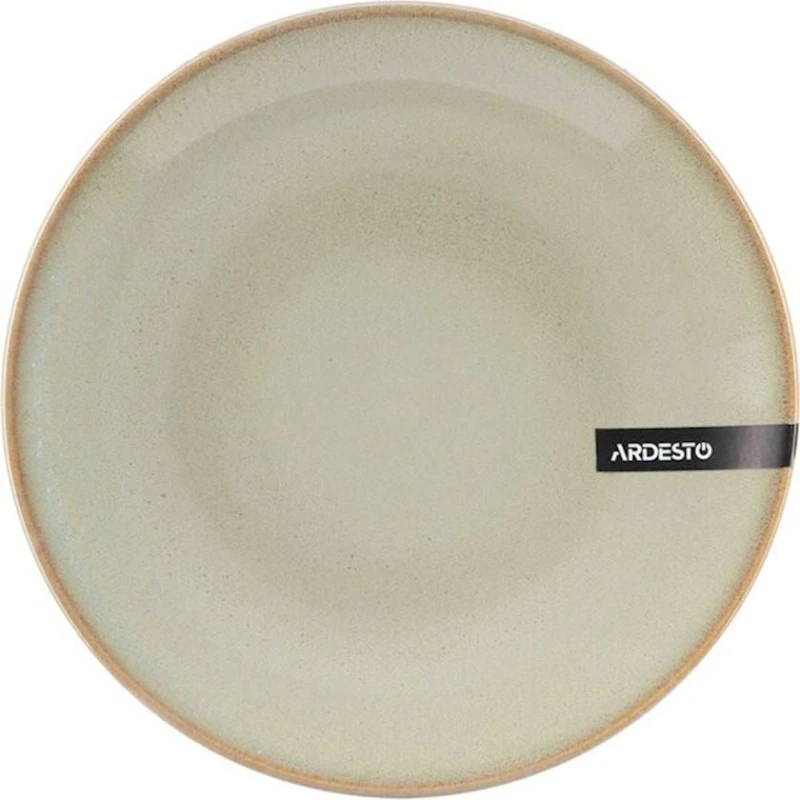 Тарелка Ardesto Lecco AR2919LRG, керамика, серая, 19.5 см