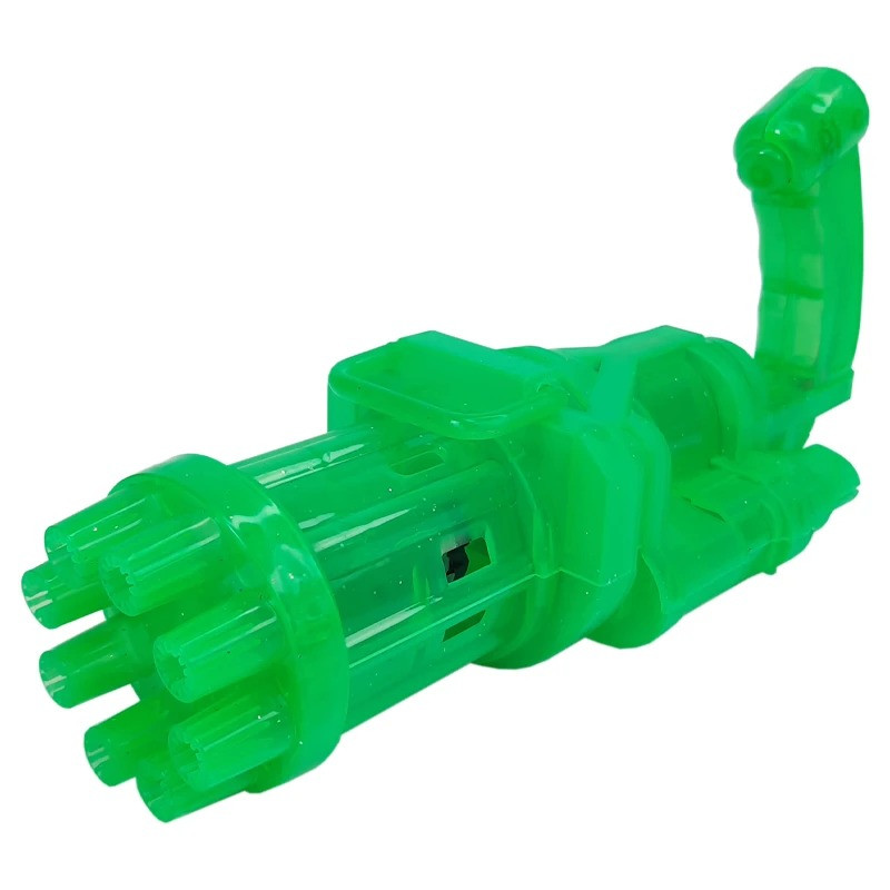 Пузырьковый бластер BGR-01RAX, 8 дюймов, машина для мыльных пузырей со светом и звуком, прозрачный, 20,1 x 9,8 x 7,2 см