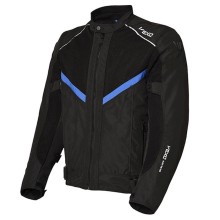 Motosikl gödəkçəsi Vexo Quatro M1266106-04, neylon, qara/göy, ölçü S