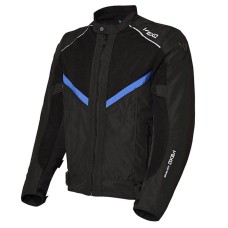 Motosikl gödəkçəsi Vexo Quatro M1266106-04, neylon, qara/göy, ölçü S