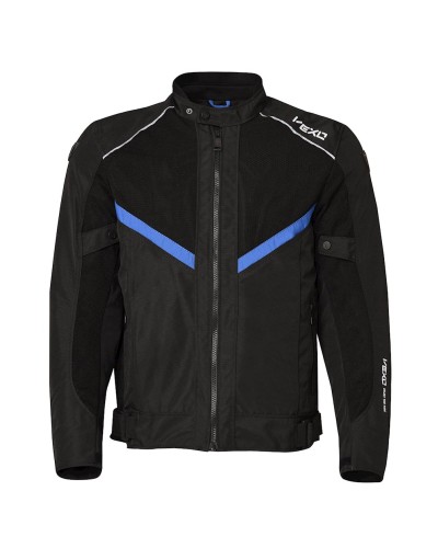 Motosikl gödəkçəsi Vexo Quatro M1266106-04, neylon, qara/göy, ölçü S