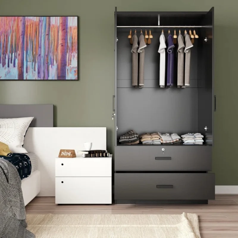 Шкаф Art Mebel Art-100-42, серый, 210х100х50 см Шкаф Art Mebel Art-100-42, серый, 210х100х50 см