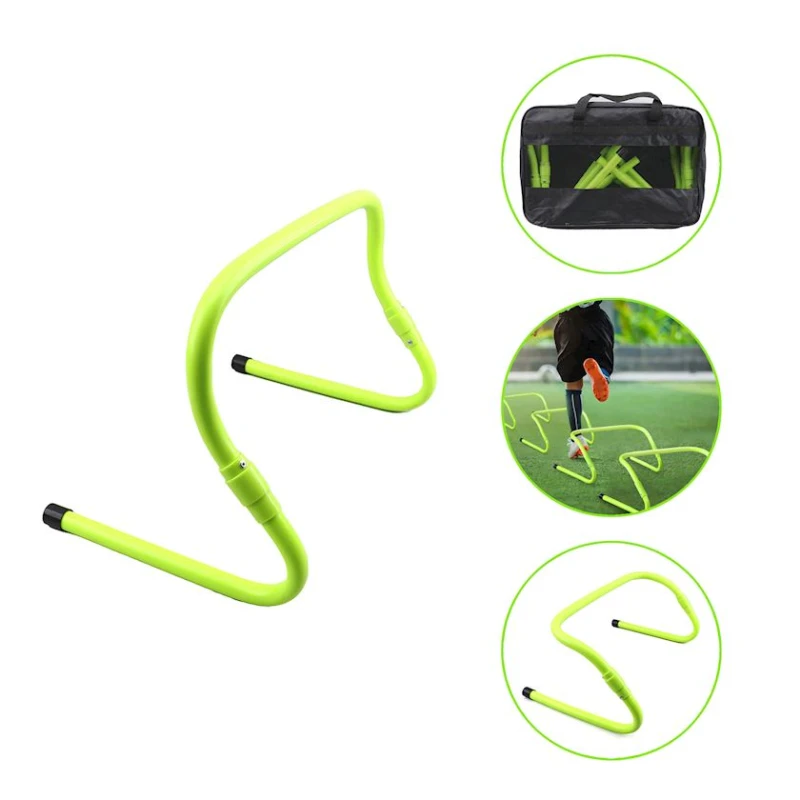 Набор функциональных препятствий для тренировок, зеленый, 4 шт + сумка