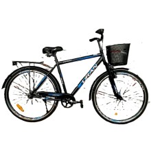 Velosiped 390 Uran 28 ölçü qoşa amartizator, göy