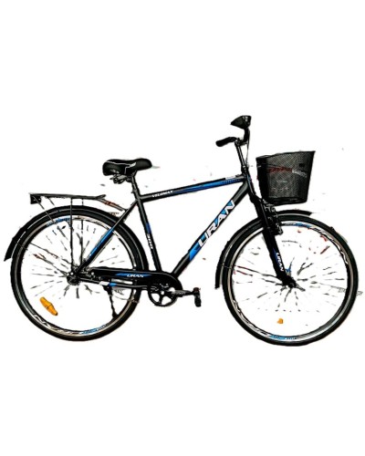 Velosiped 390 Uran 28 ölçü qoşa amartizator, göy