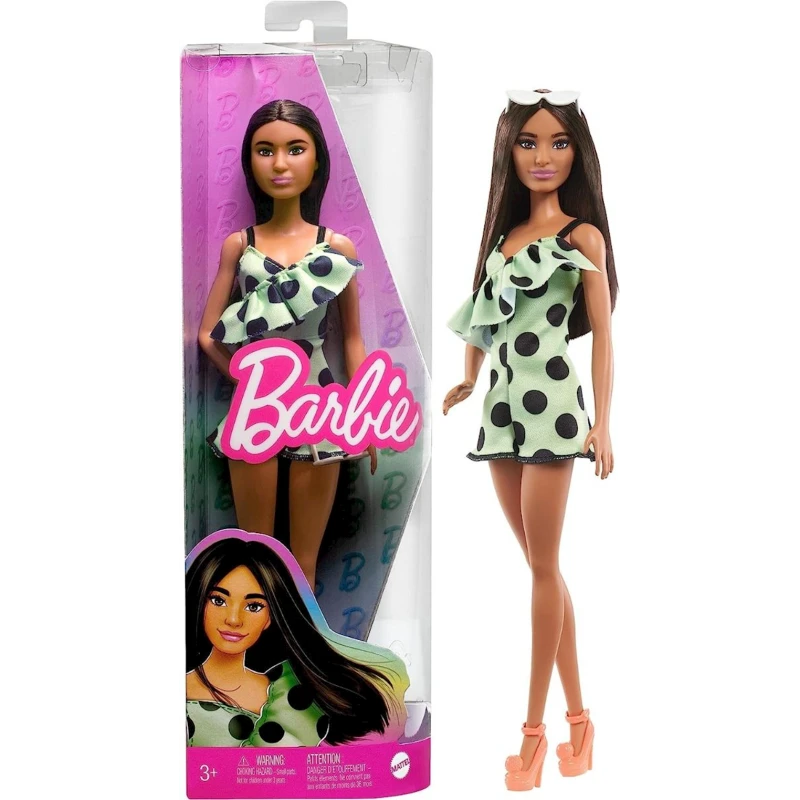Кукла Mattel Barbie Fashionistas Doll-Lime Green Polka Dots Кукла Mattel Barbie Fashionistas Doll-Lime Green Polka Dots