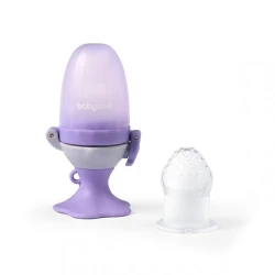 Ниблер Babyono Flower 1542, 5.5x10 см, силикон/полипропилен, фиолетовый Ниблер Babyono Flower 1542, 5.5x10 см, силикон/полипропилен, фиолетовый