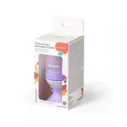 Ниблер Babyono Flower 1542, 5.5x10 см, силикон/полипропилен, фиолетовый Ниблер Babyono Flower 1542, 5.5x10 см, силикон/полипропилен, фиолетовый