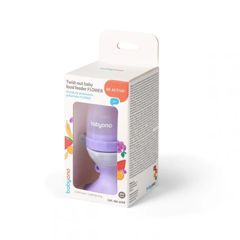 Ниблер Babyono Flower 1542, 5.5x10 см, силикон/полипропилен, фиолетовый Ниблер Babyono Flower 1542, 5.5x10 см, силикон/полипропилен, фиолетовый