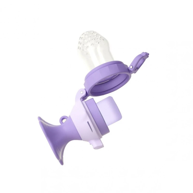 Ниблер Babyono Flower 1542, 5.5x10 см, силикон/полипропилен, фиолетовый Ниблер Babyono Flower 1542, 5.5x10 см, силикон/полипропилен, фиолетовый