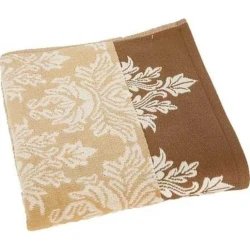 Dəsmal Ozdilek Damask Desenli Kahve Havlu, 100% pambıq, qəhvəyi, 50x90 sm