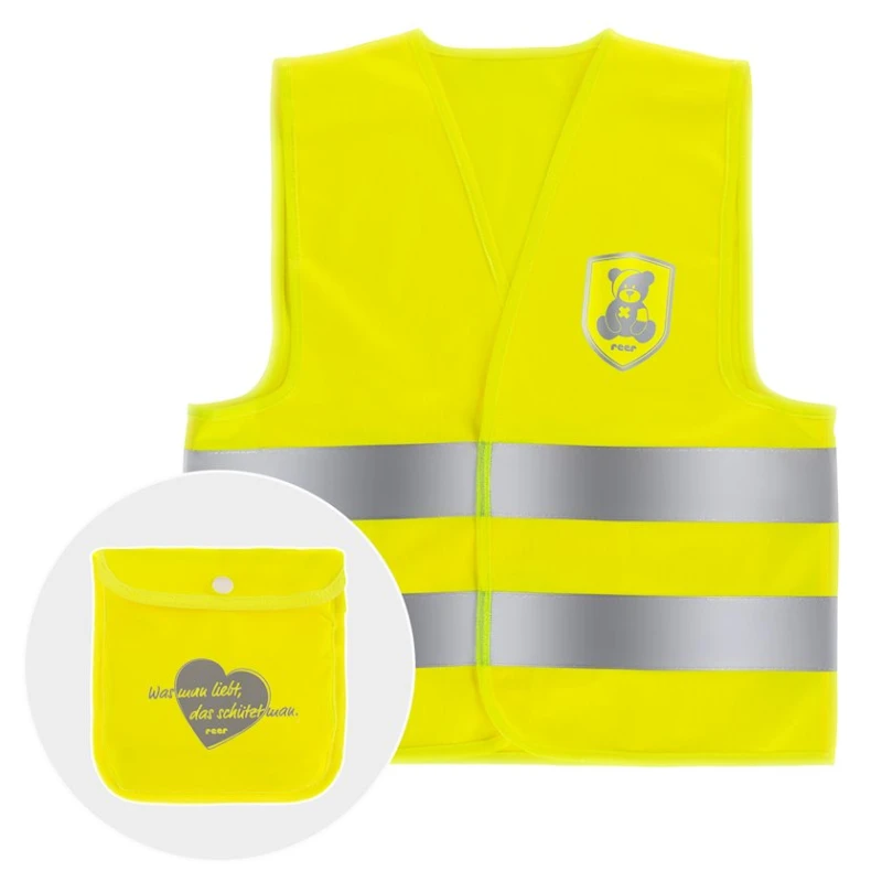 Детский ночной жилет безопасности Reer MyBuddyGuard S, желтый