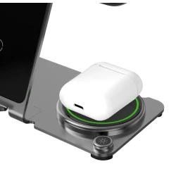 Беспроводное зарядное устройство Wiwu Wi-W005 3 in 1 Black