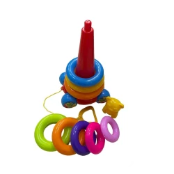 Пирамидка 12342, 12+ мес, 8 колец, на колесиках Пирамидка 12342, 12+ мес, 8 колец, на колесиках