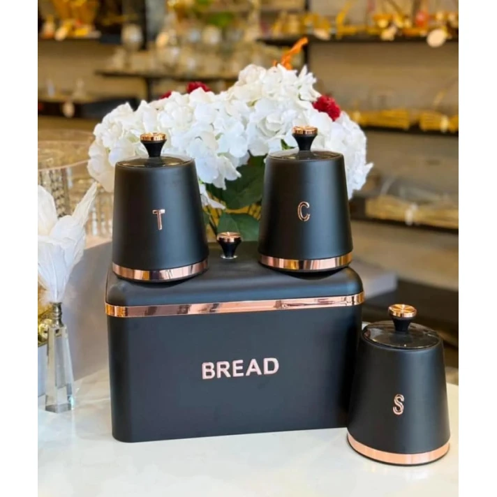 Набор, нержавеющая сталь, черный, 4 шт Набор, нержавеющая сталь, черный, 4 шт