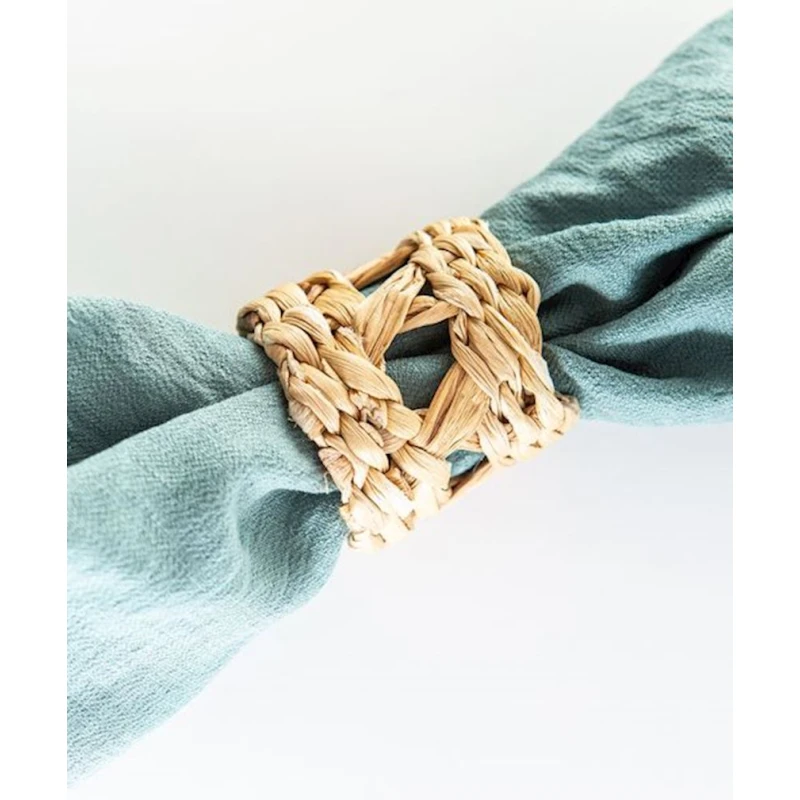 Кольцо для салфеток Hom-me плетеное, из морских водорослей, 5х4 см, коричневое