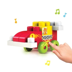 Интерактивная игрушка Азбукварик Гоночная машинка, пластик, разноцветный