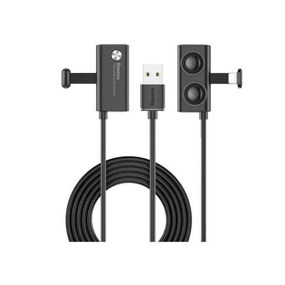 Кабель USB Baseus Suction Cup Mobile Games Cable USB For Lightning, черный Кабель USB Baseus Suction Cup Mobile Games Cable USB For Lightning, черный