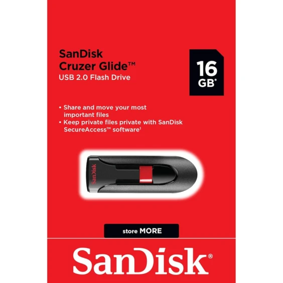 Флешка SanDisk Cruzer Glide 16GB Флешка SanDisk Cruzer Glide 16GB