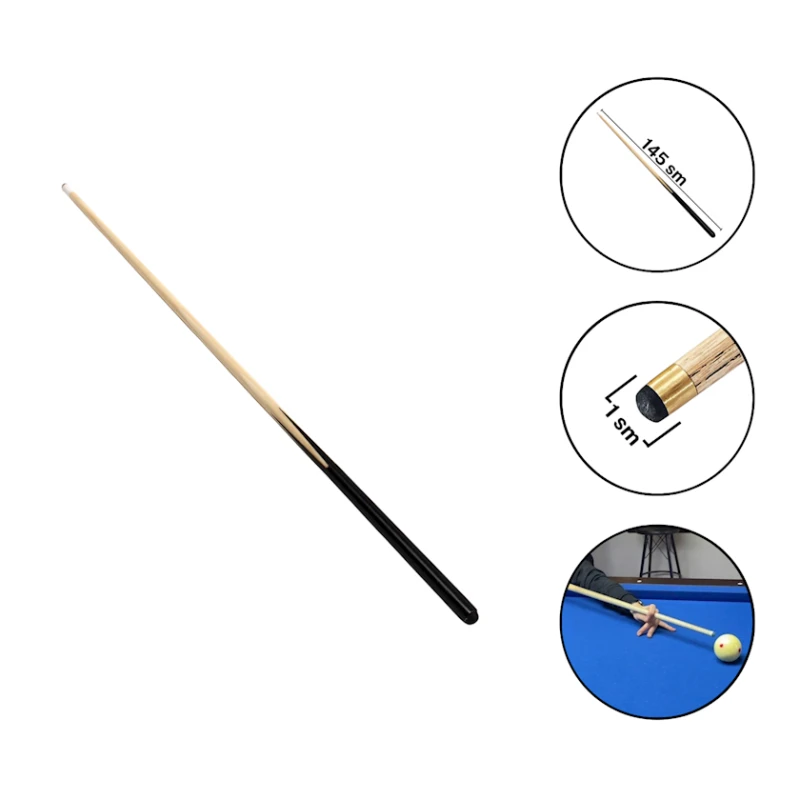 Bilyard çubuğu 1597/1, 145 sm, qara Bilyard çubuğu 1597/1, 145 sm, qara