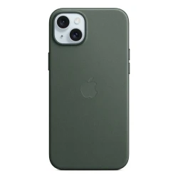 Чехол Apple FineWoven Case with MagSafe для iPhone 15 Plus - Evergreen (MT4F3ZM/A)
