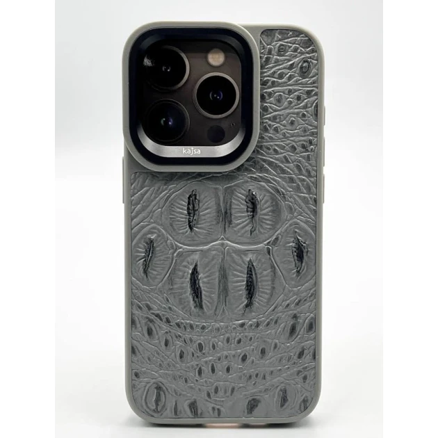 Çexol Kajsa 888_store_859 Apple iPhone 15 Pro Max üçün, Boz