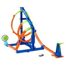 Oyun dəsti Hot Wheels Action Corkscrew Twist HMX41 Nəhəng dövrə. Dəli toqquşmalar, 6+ yaş