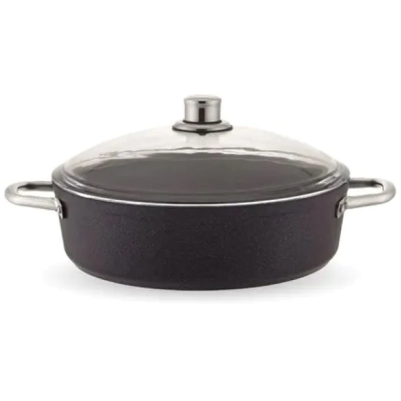 Сотейник Burner Elis Black Stone, черный, 30x8.5 см Сотейник Burner Elis Black Stone, черный, 30x8.5 см