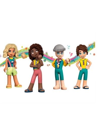 Konstruktor LEGO Friends Dəniz xilasetmə qrupunun qayığı 41734, 7+ yaş, 721 hissə